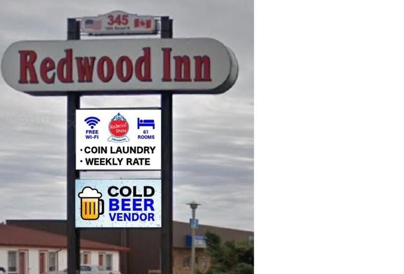 Redwood Motor Inn Brandon Buitenkant foto
